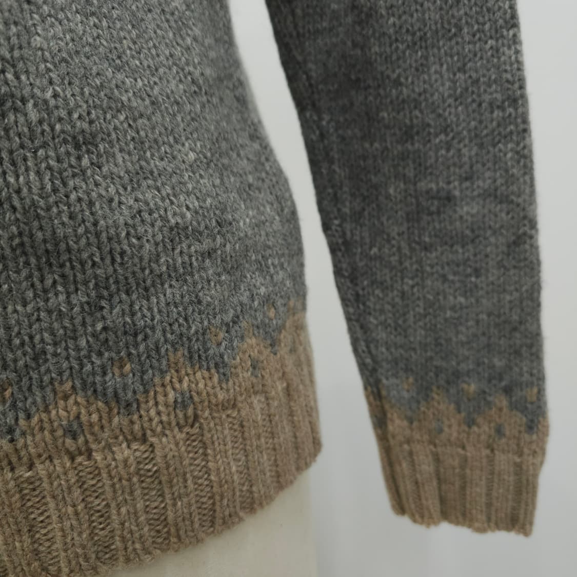 노르딕 울100% 숄더버튼 니트 스웨터 상품이미지8