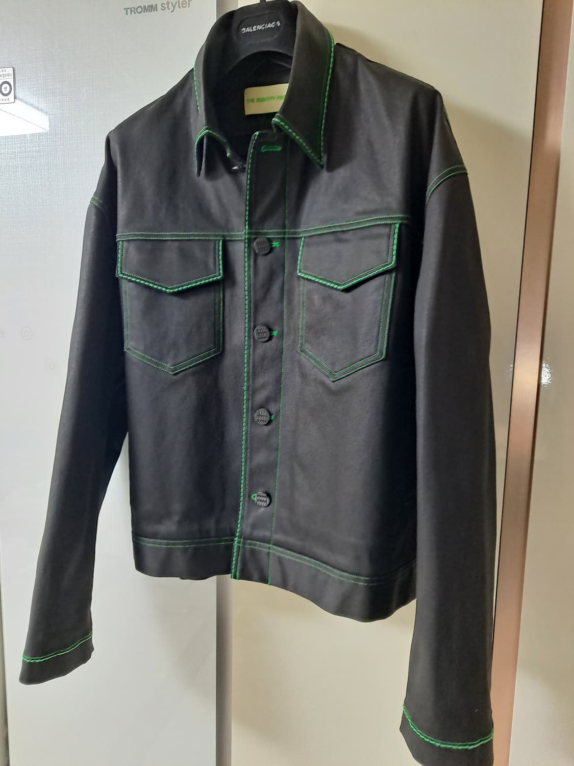 IDENTITY 더아이덴티티 프로젝트  - 래그라인 코팅 데님 자켓 (새 상품이미지7