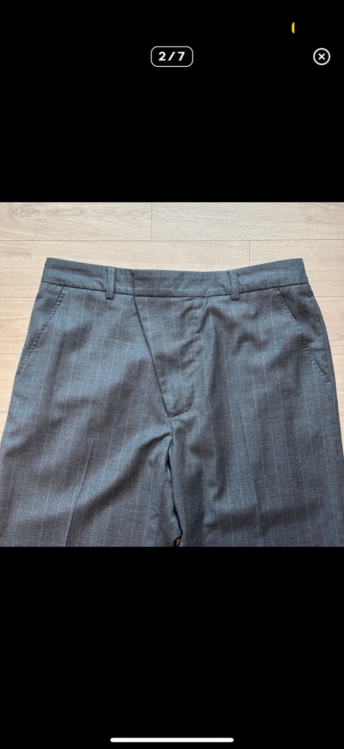 L) 424 on fairfax 424 스트라이프 울 트라우저 상품이미지2