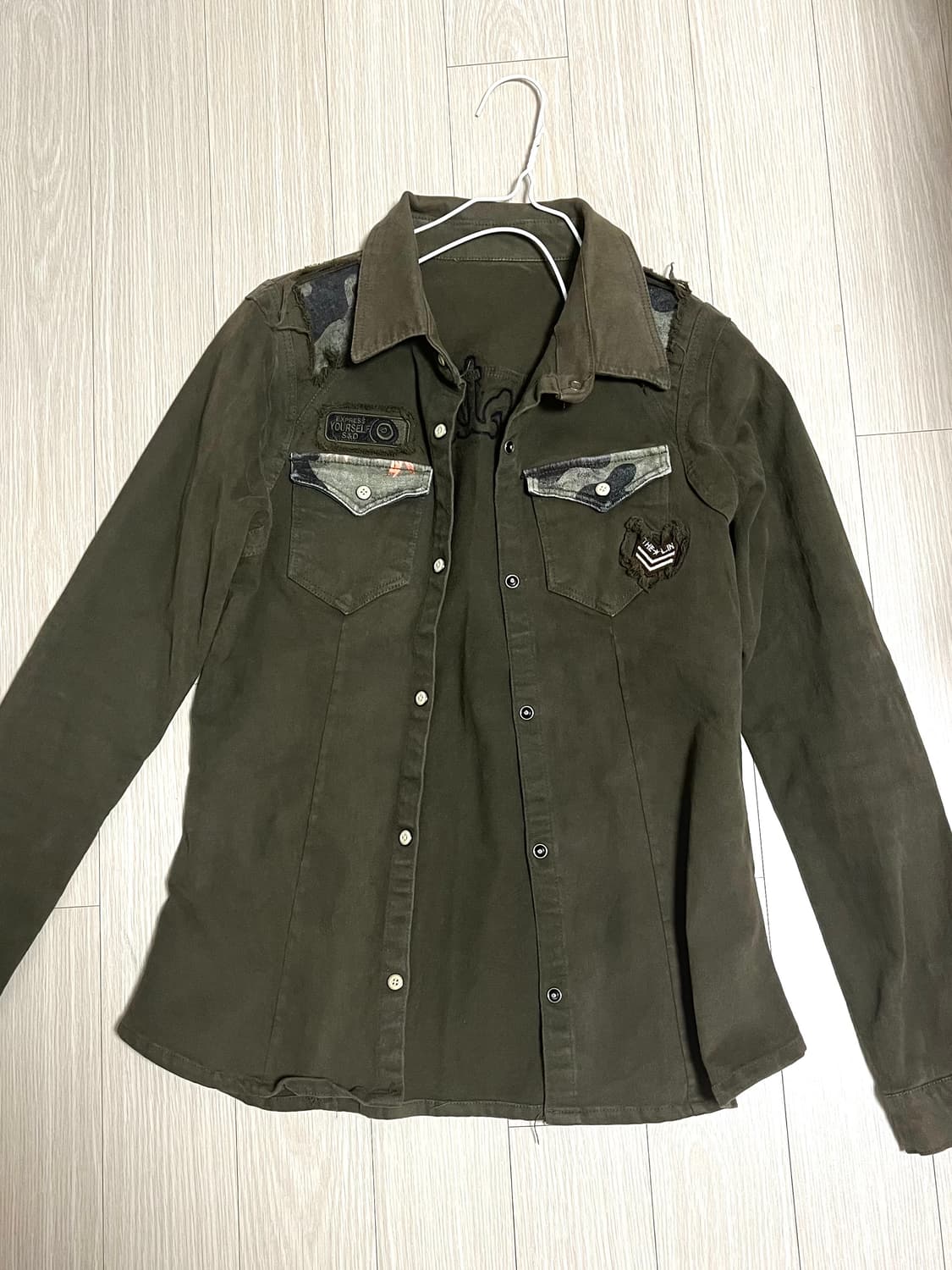 빈티지 밀리터리 자켓 상품이미지3