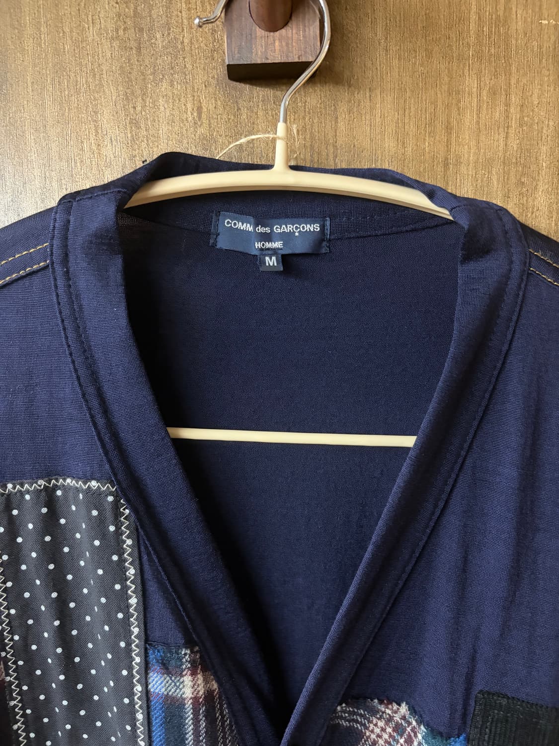 Comme des garcons homme 패치 가디건 M 상품이미지2