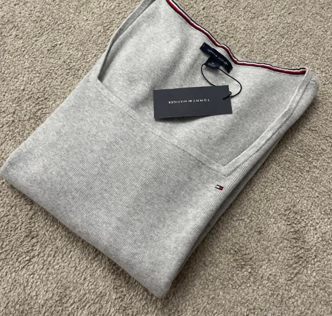 타미힐피거 여성 스퀘어넥 긴팔 스웨터(새상품)(XS 상품이미지6