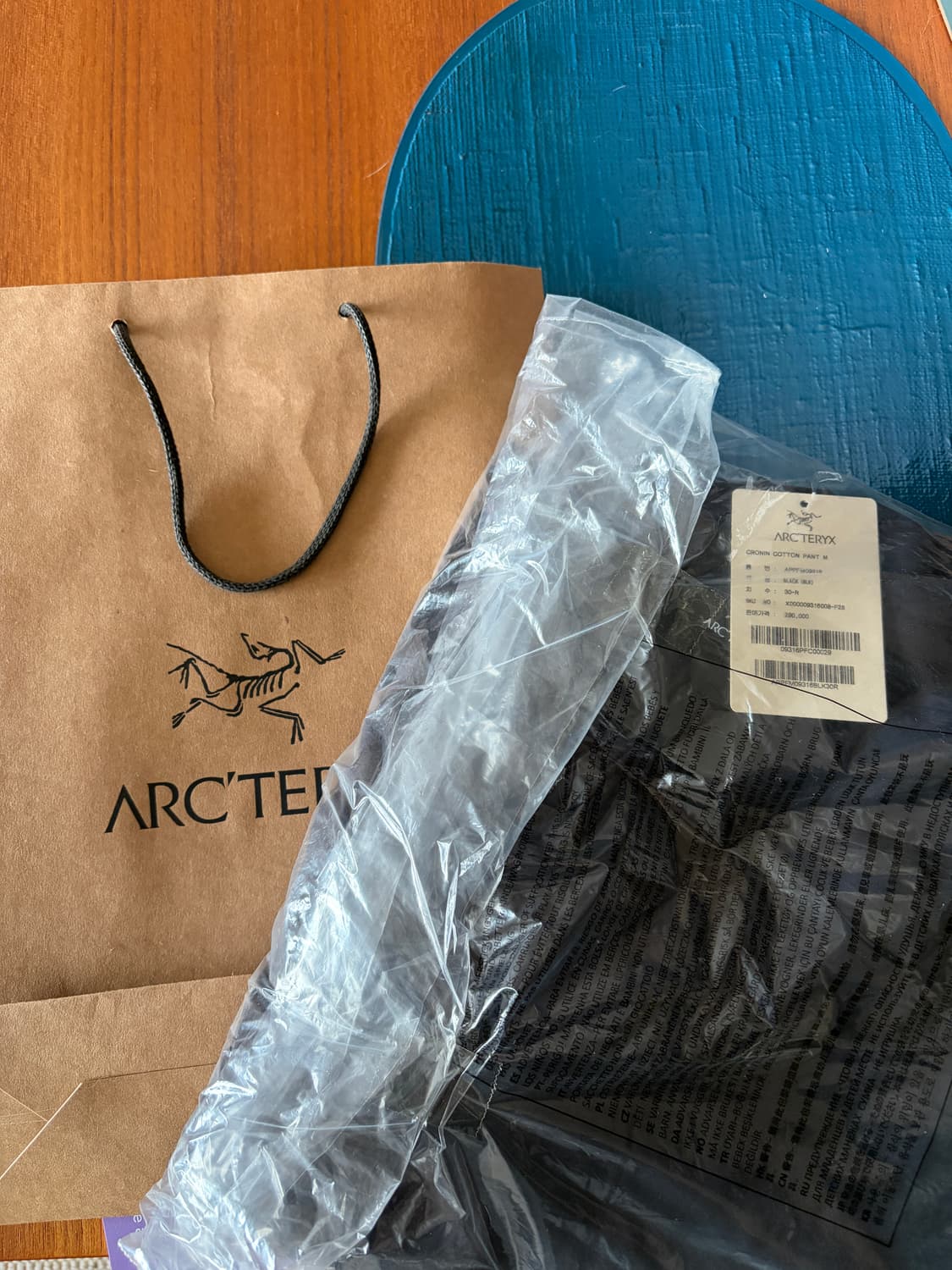 아크테릭스 크로닌 코튼 블랙 팬츠 30R 사이즈입니다 상품이미지5