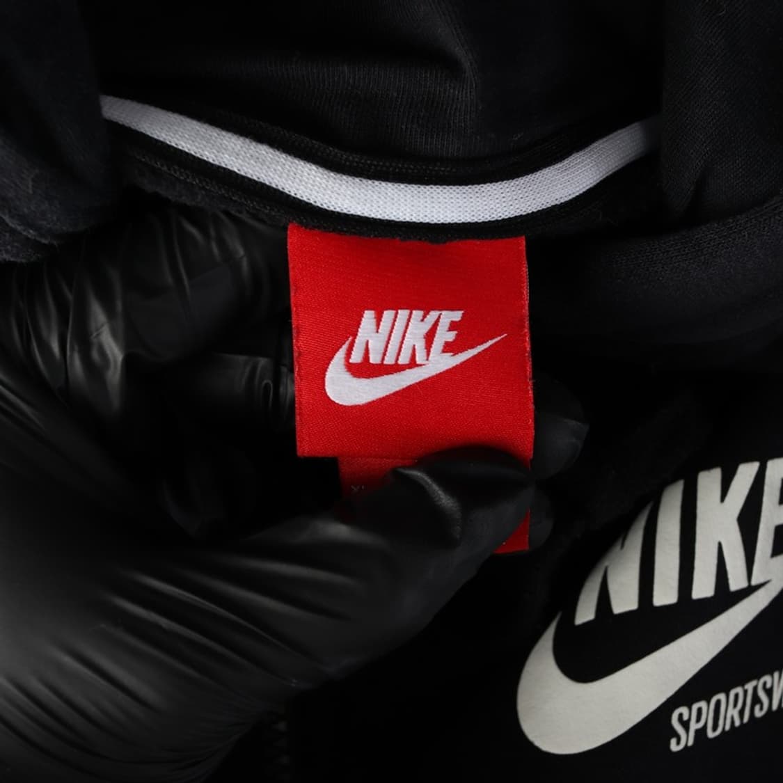 나이키 스포츠웨어 백로고 배색 후드 집업 XL 상품이미지5