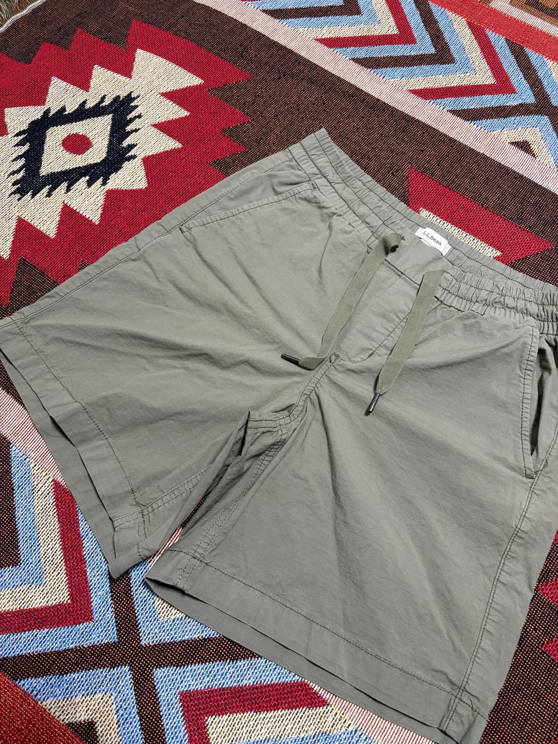 28-29) l.l.bean 엘엘빈 바스락 반바지 쇼츠 카키 상품이미지2