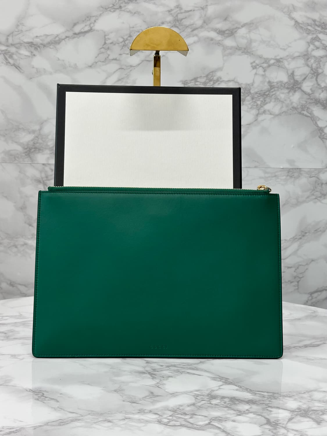 구찌 타이거 자수 클러치 그린 상품이미지5