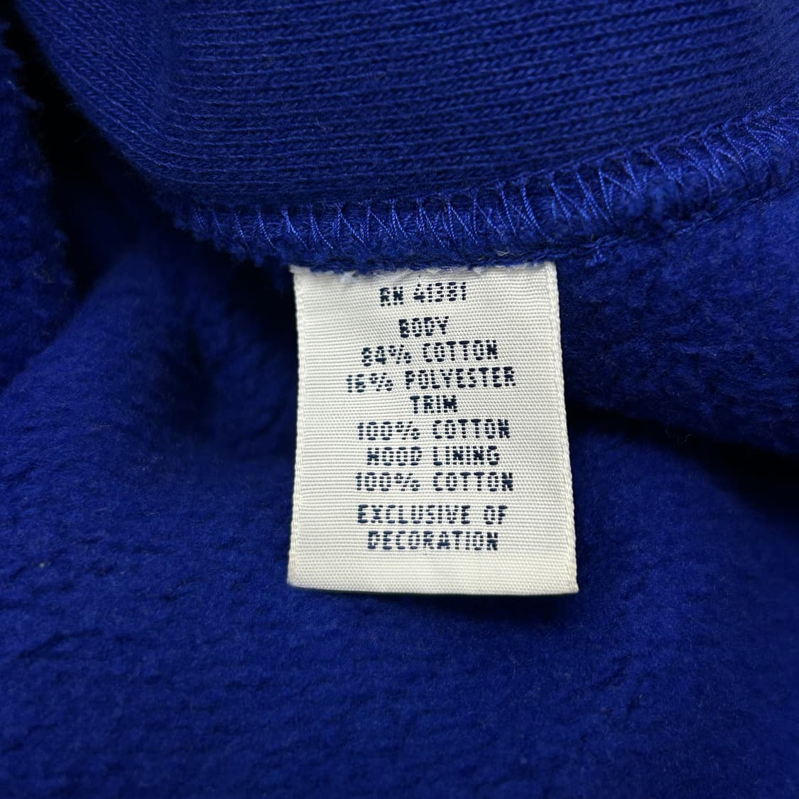 폴로 딥블루 빅포니 헤비 후드집업(L) 상품이미지3