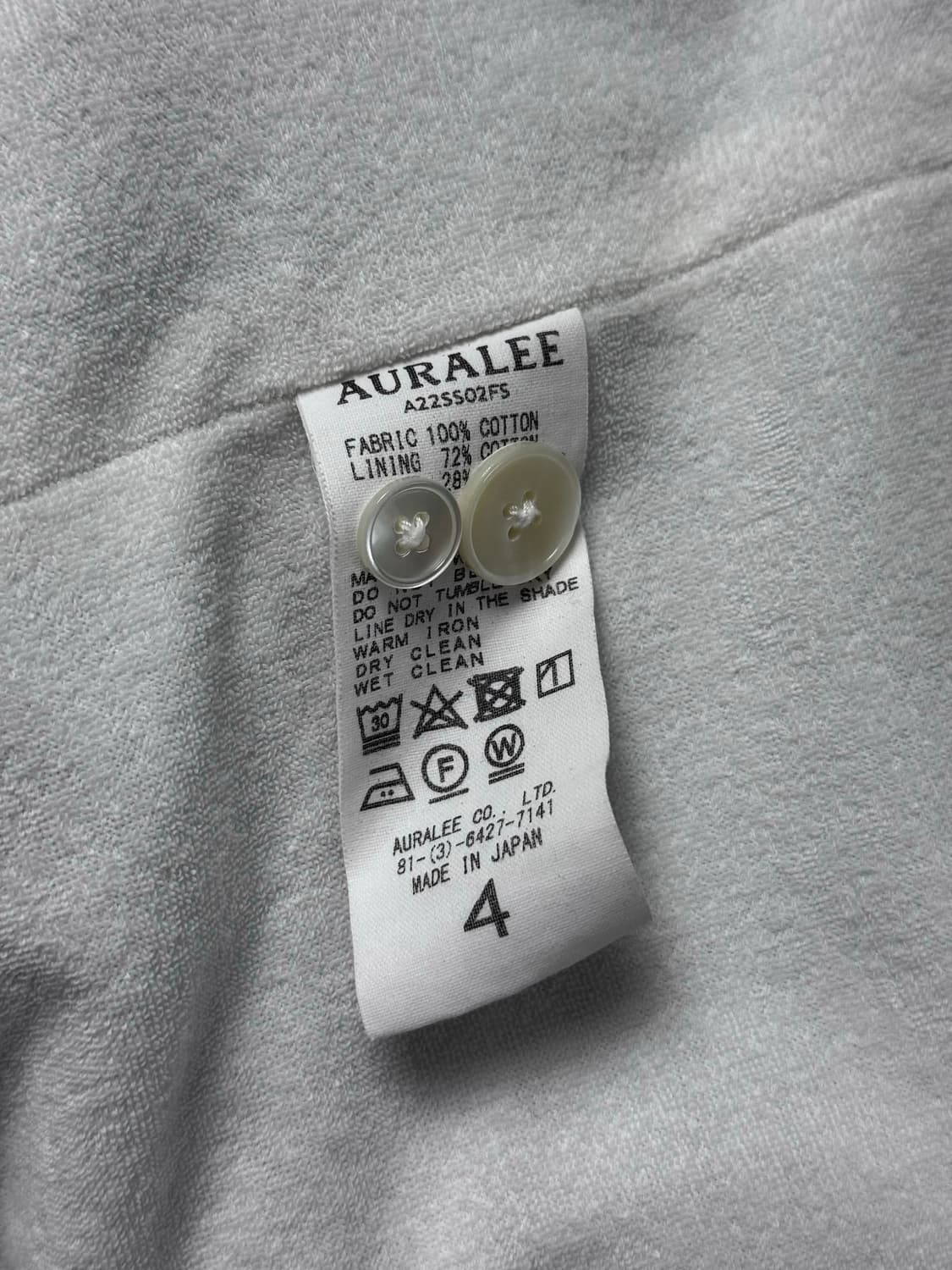 오라리 핑스 스트라이프 셔츠 상품이미지4