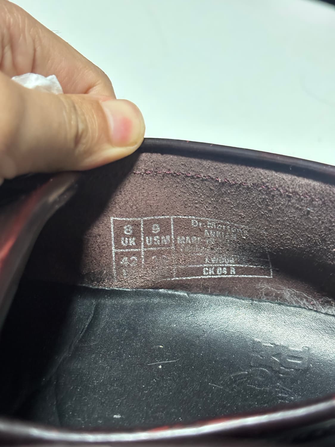 [UK8/270] 닥터마틴 아드리안 체리레드 버건디 상품이미지8