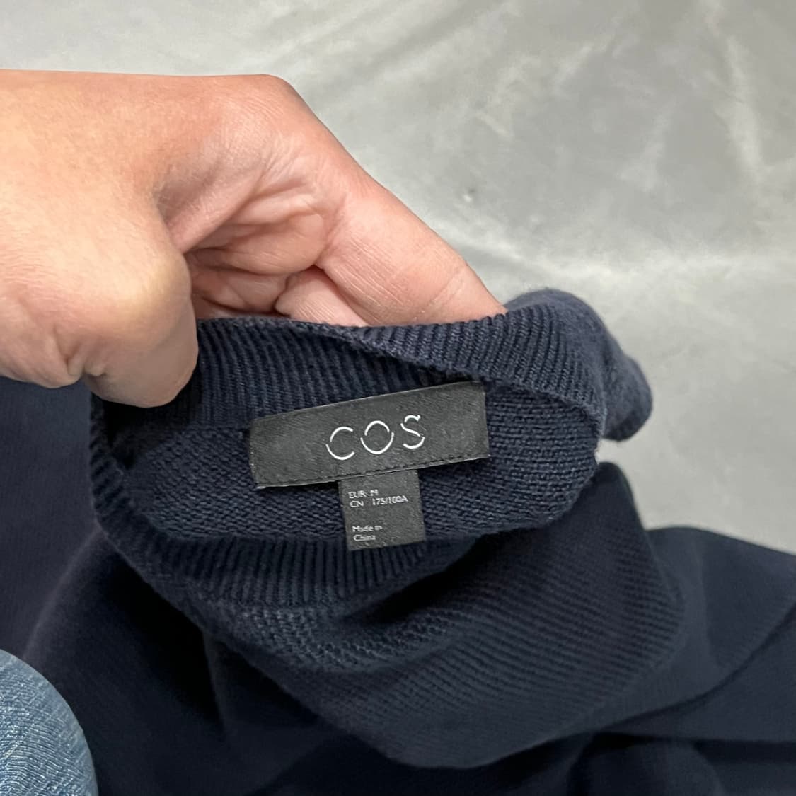  코스 와플 하프 니트 y15810 상품이미지5