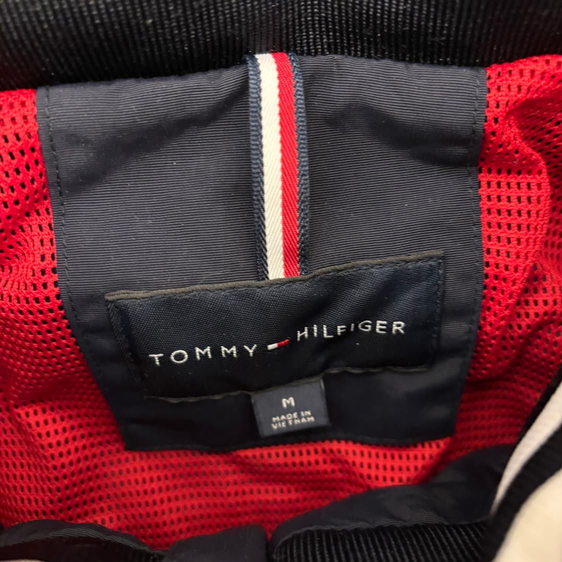 타미 힐피거 네이비 스몰로고 블루종 자켓 상품이미지4