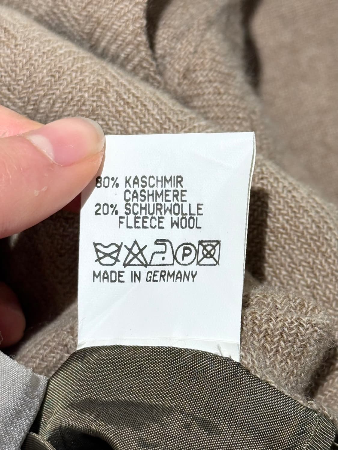 질샌더 브라운 캐시미어 투 포켓 블레이저 자켓 상품이미지9