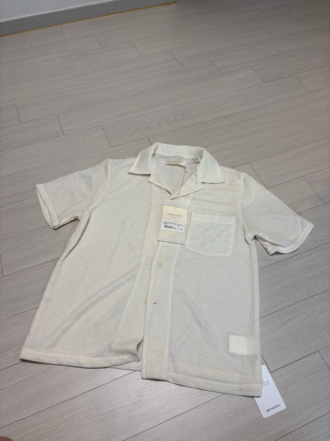 아워레가시 박스 셔츠 화이트 부클 44(95-100사이즈) 새상품 상품이미지1