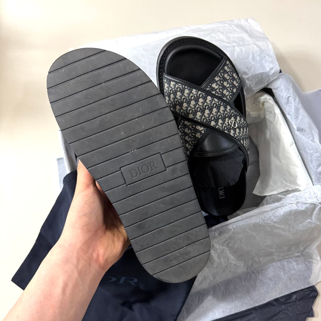 [백화점판/42]디올 오블리크 아쿠아 슬리퍼 상품이미지9