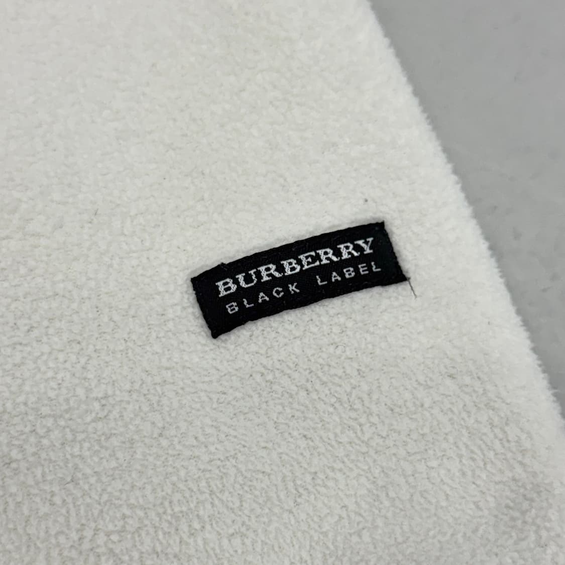 버버리 제팬 블랙라벨 투웨이 플리스 자켓 화이트 상품이미지4