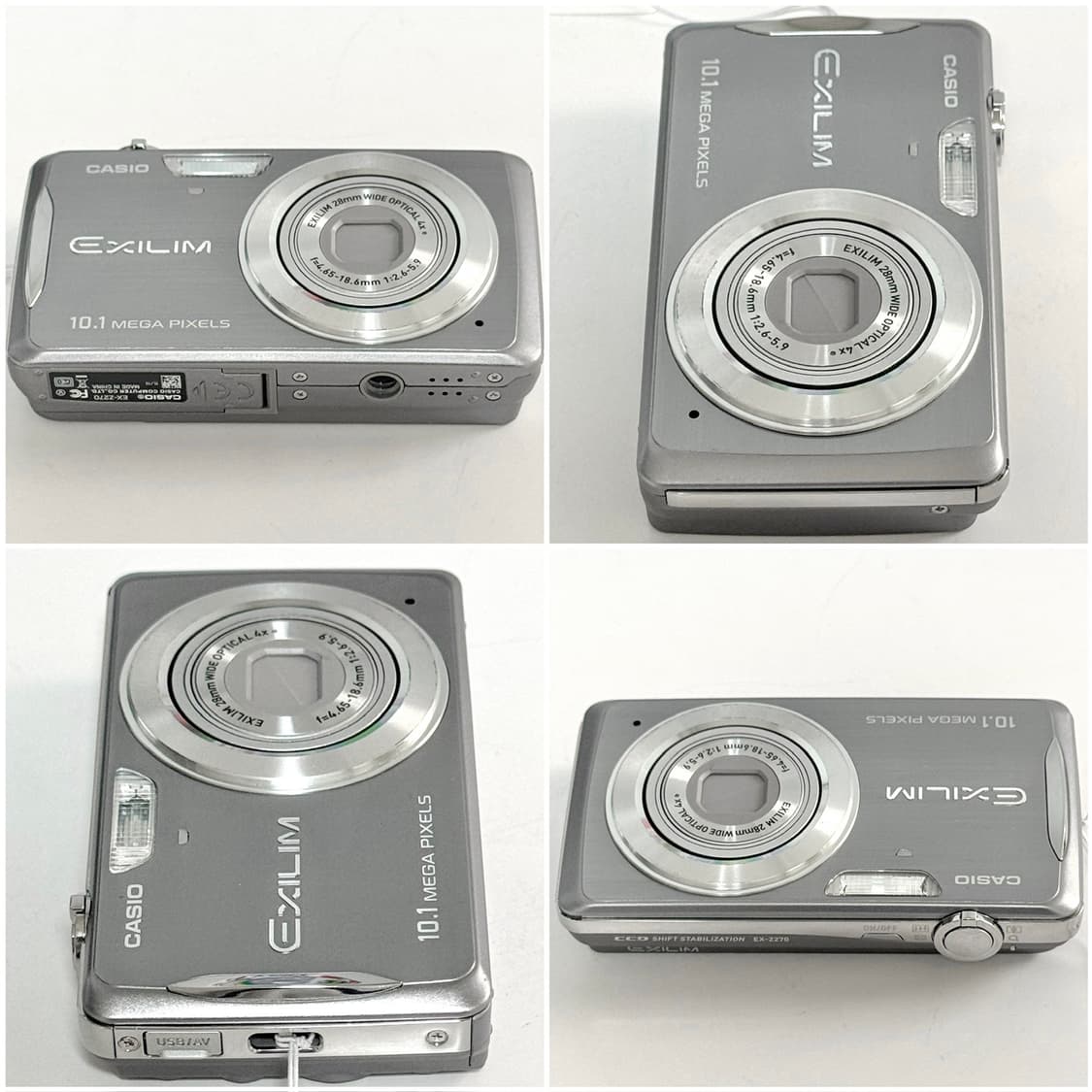 카시오 엑슬림 Z270 실버 빈티지디카 상품이미지4