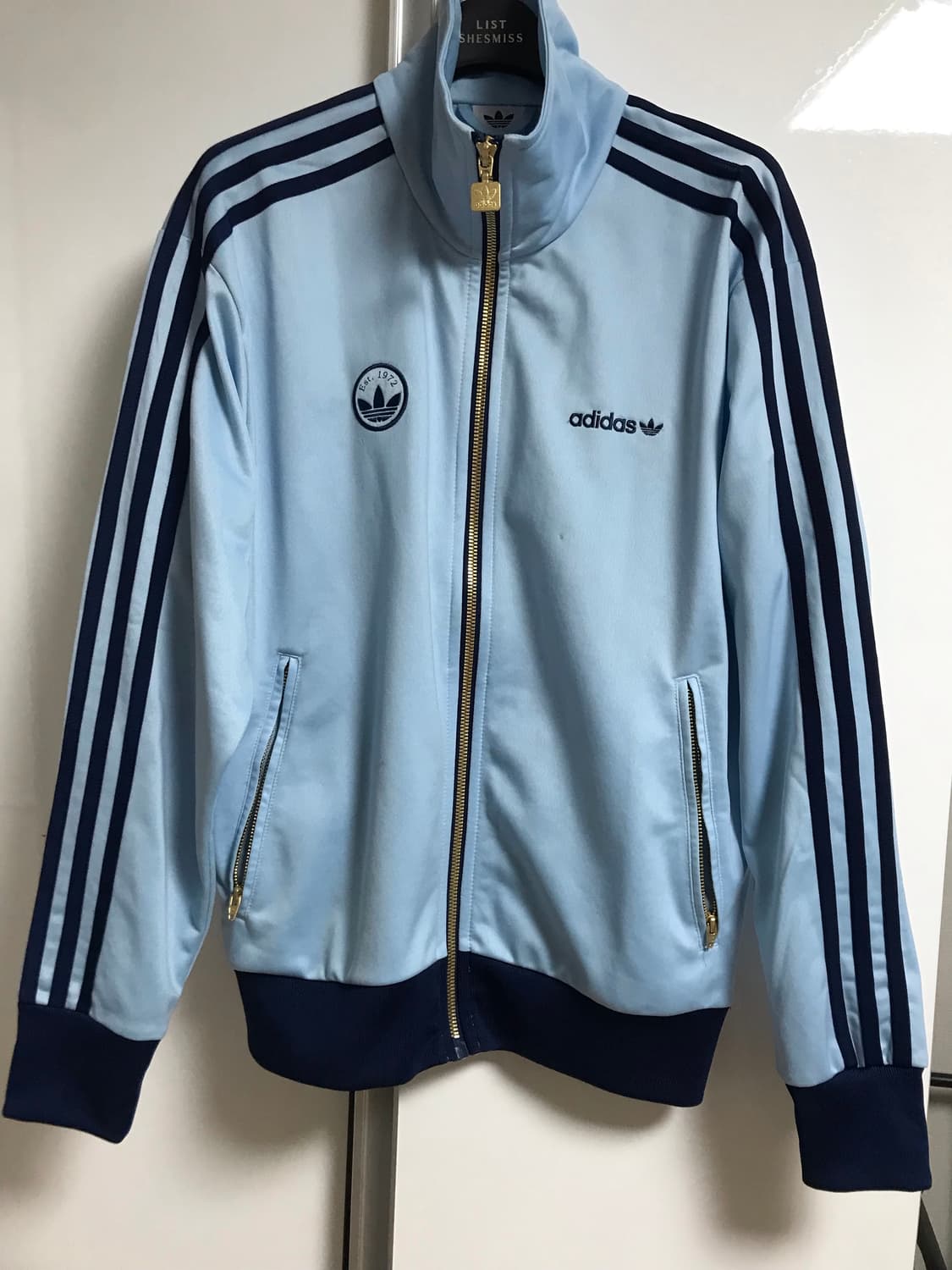 아디다스 파이어버드 베켄바우어 져지 스카이블루 상품이미지1