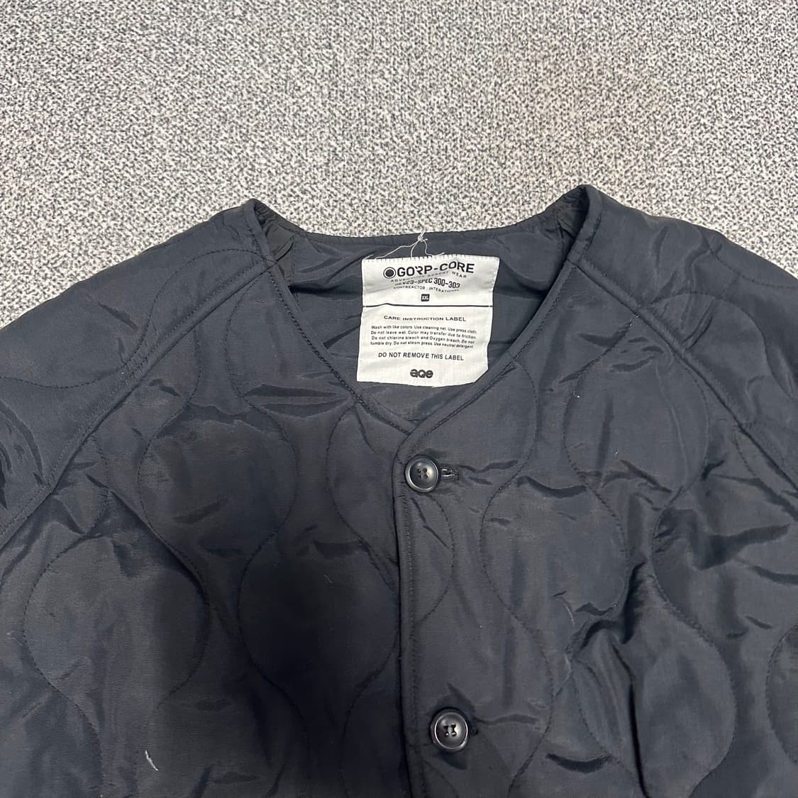 빈티지 고프코어 블랙 패딩  상품이미지2