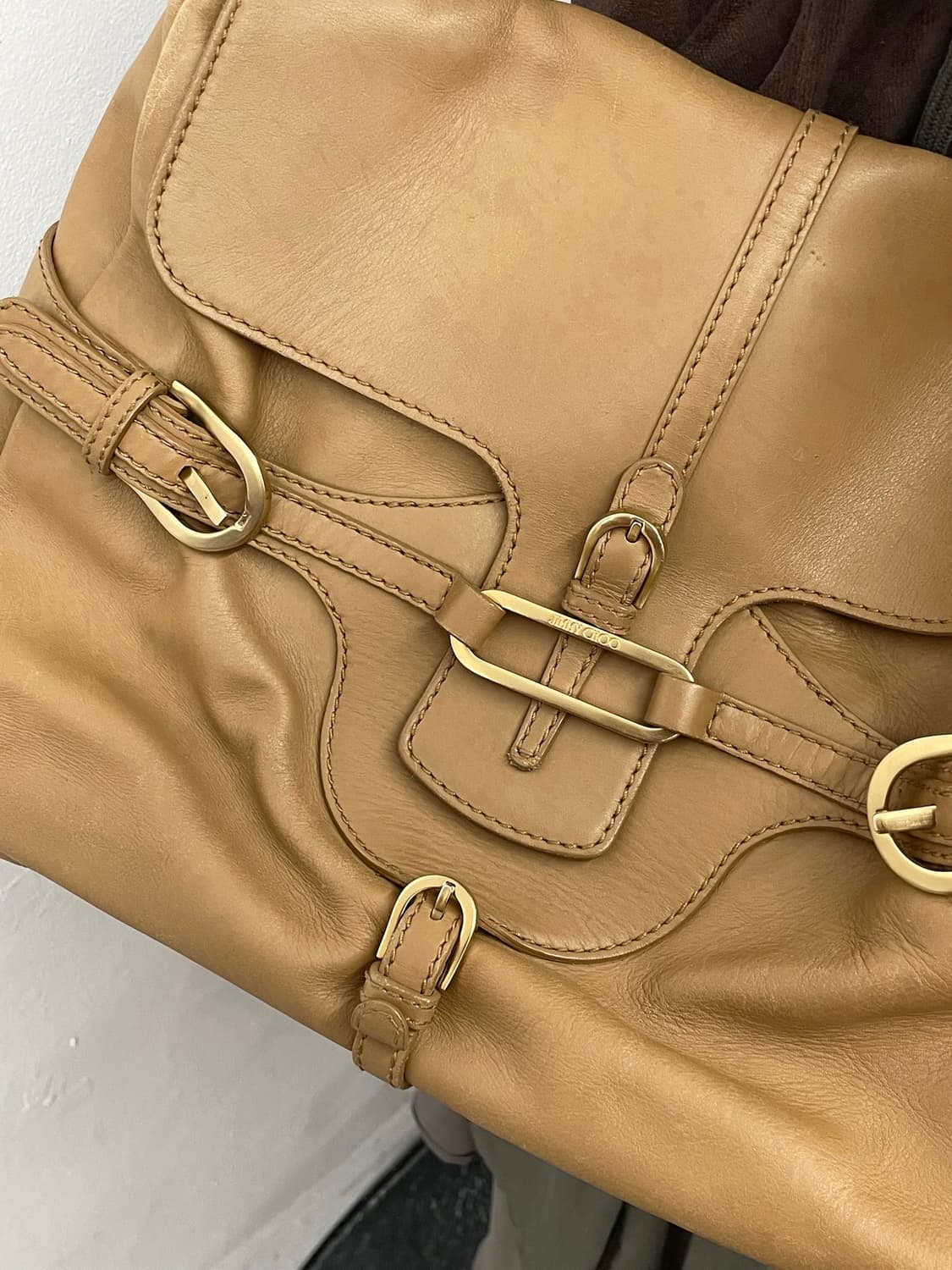 지미추 툴리타 버클 호보백 🤎 상품이미지3