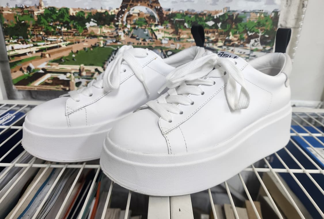 아쉬 여성 스니커즈 240 문레더 플랫폼 스니커즈 통굽 키높이 HD29 상품이미지1