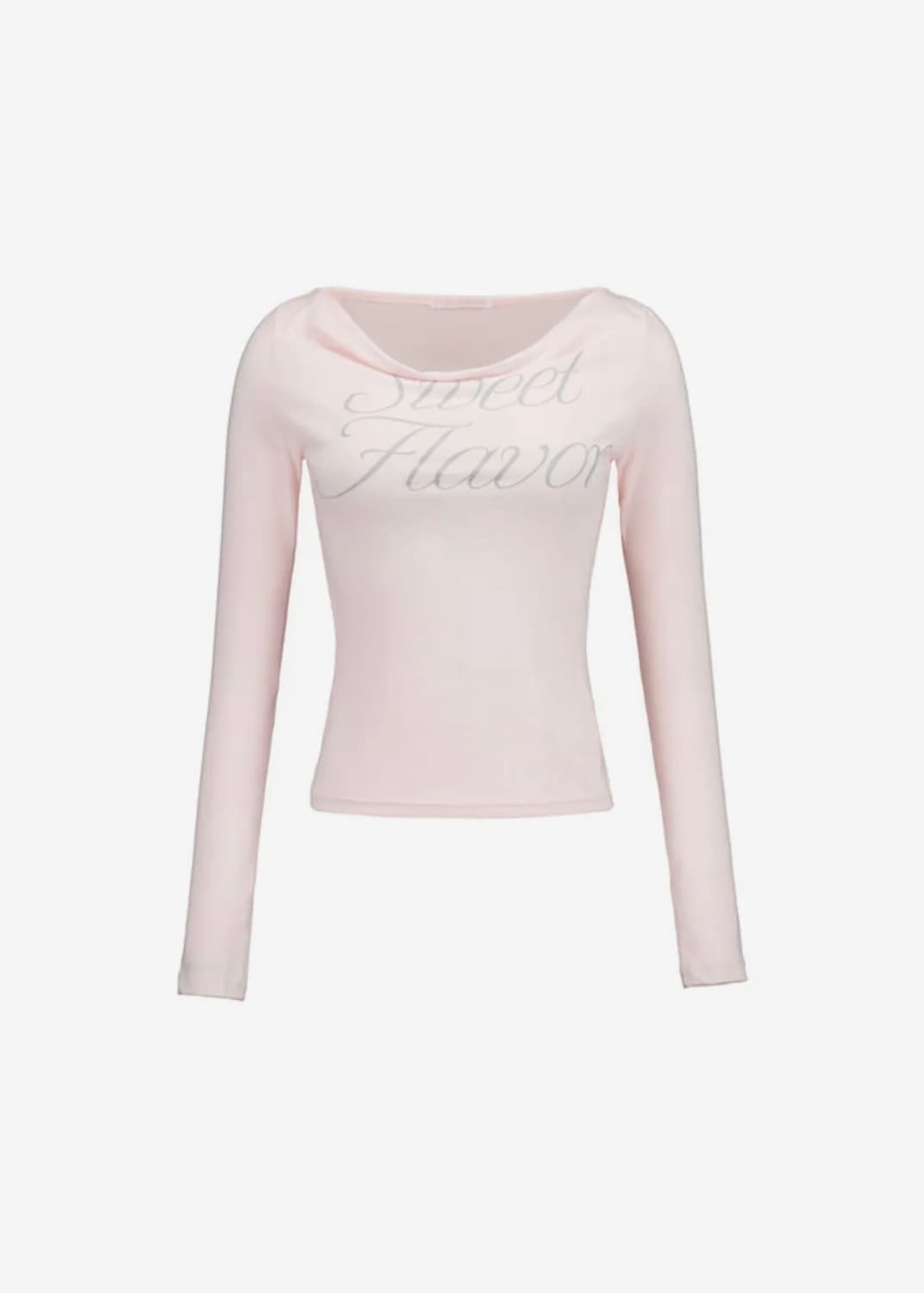 포어링 Sweet flavor draped tee pink 상품이미지2