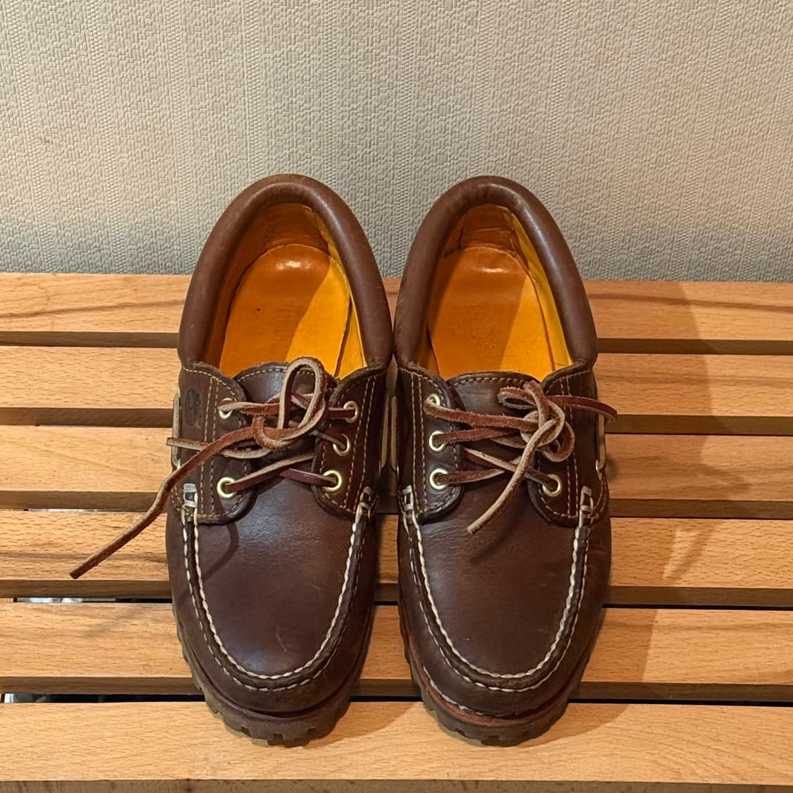 팀버랜드 3아이 보트슈즈 브라운 225 상품이미지2