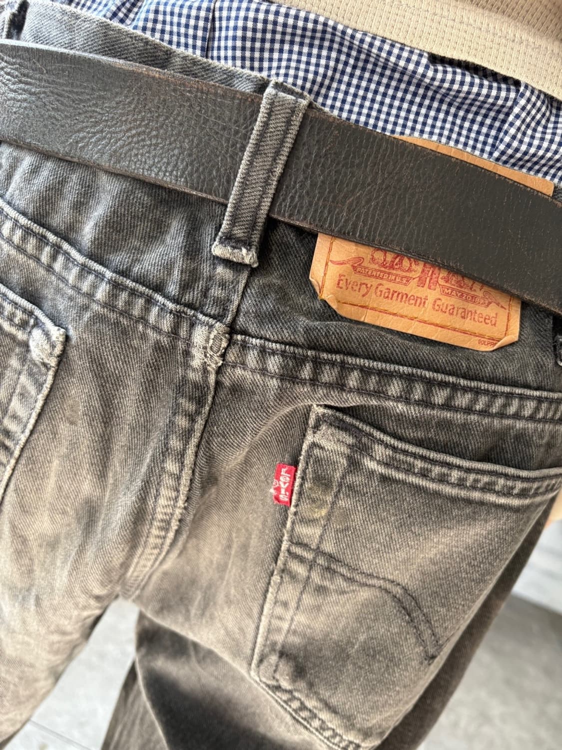 리바이스 516 흑청 상품이미지4