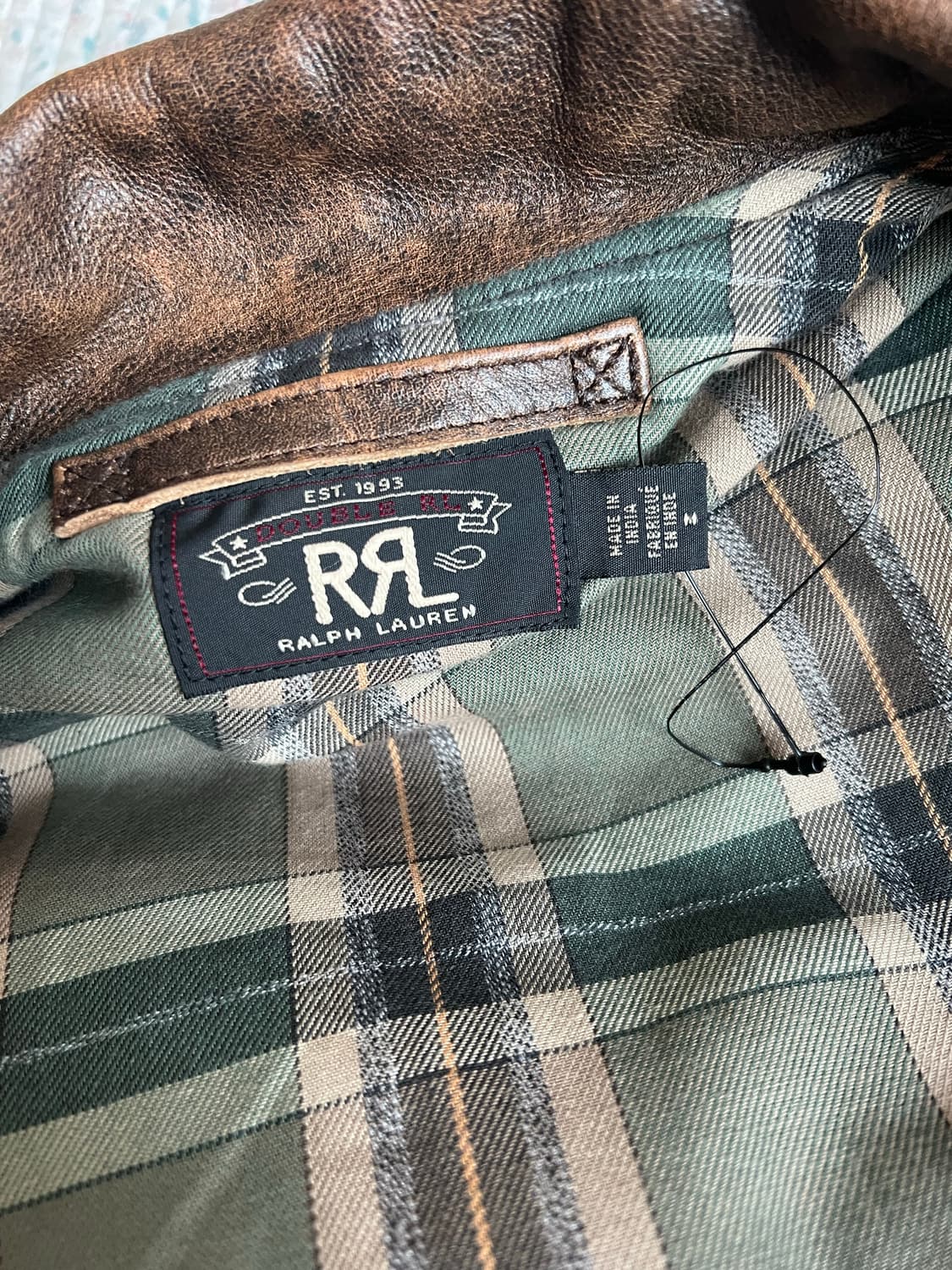 RRL 더블알엘 24ss 더블라이더 딘 모토 레더 가죽 자켓 M 상품이미지8
