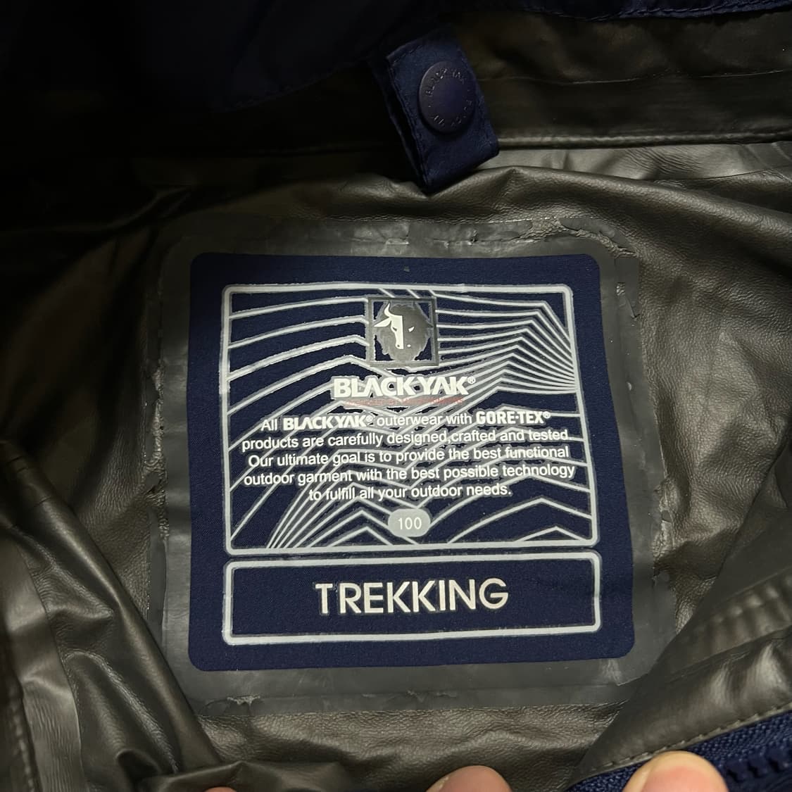 블랙야크 트래킹 고어텍스 바람막이 자켓 L/100  상품이미지6