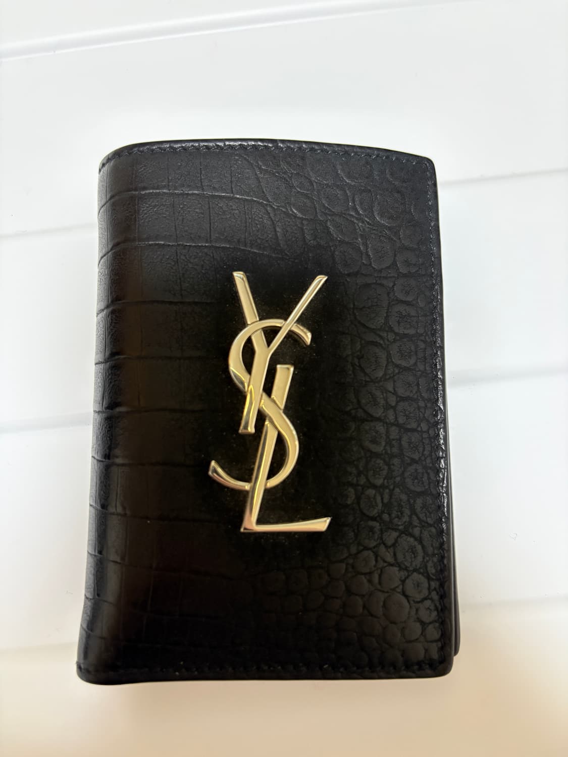 [한정판] 생로랑 크로커다일 오거나이저 은장 블랙 풀박스 상품이미지5
