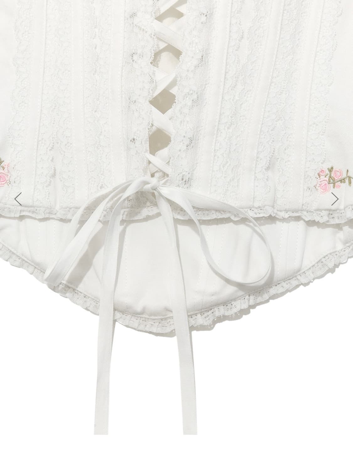 바로배송 / 새상품 - 글로니 LACE ROSE CORSET TOP 상품이미지7