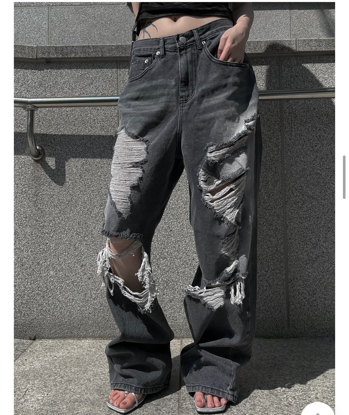 데미지 팬츠 상품이미지2