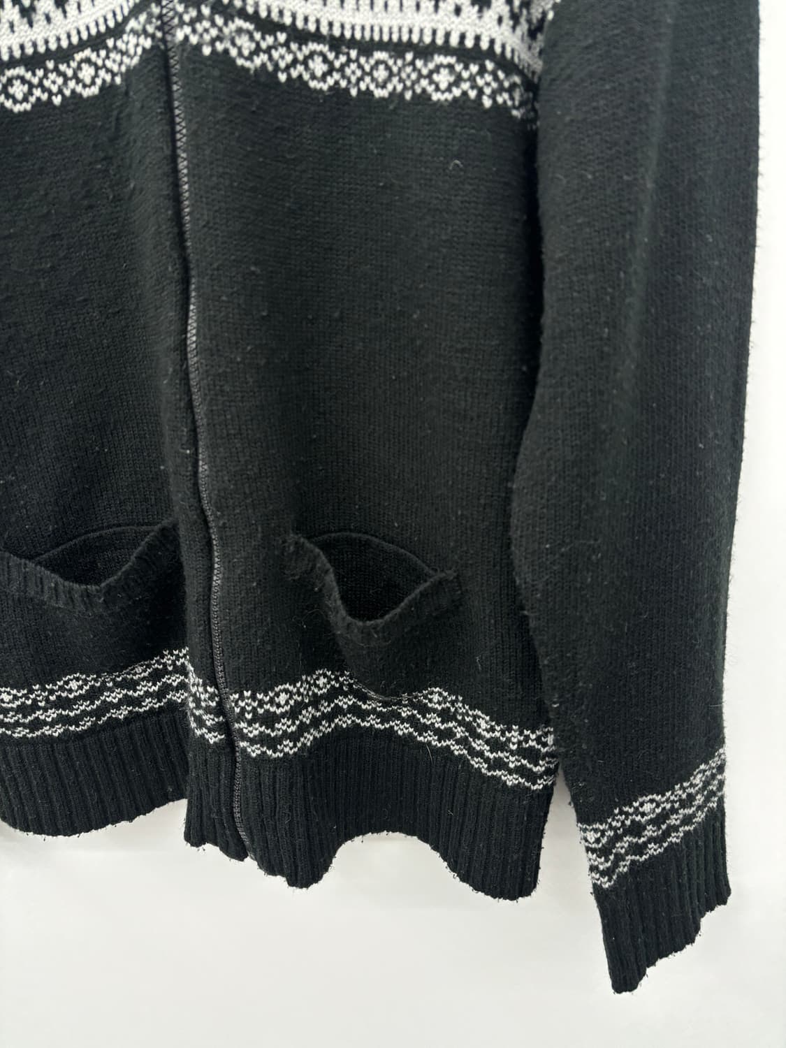 노르딕 니트 후드집업 상품이미지5