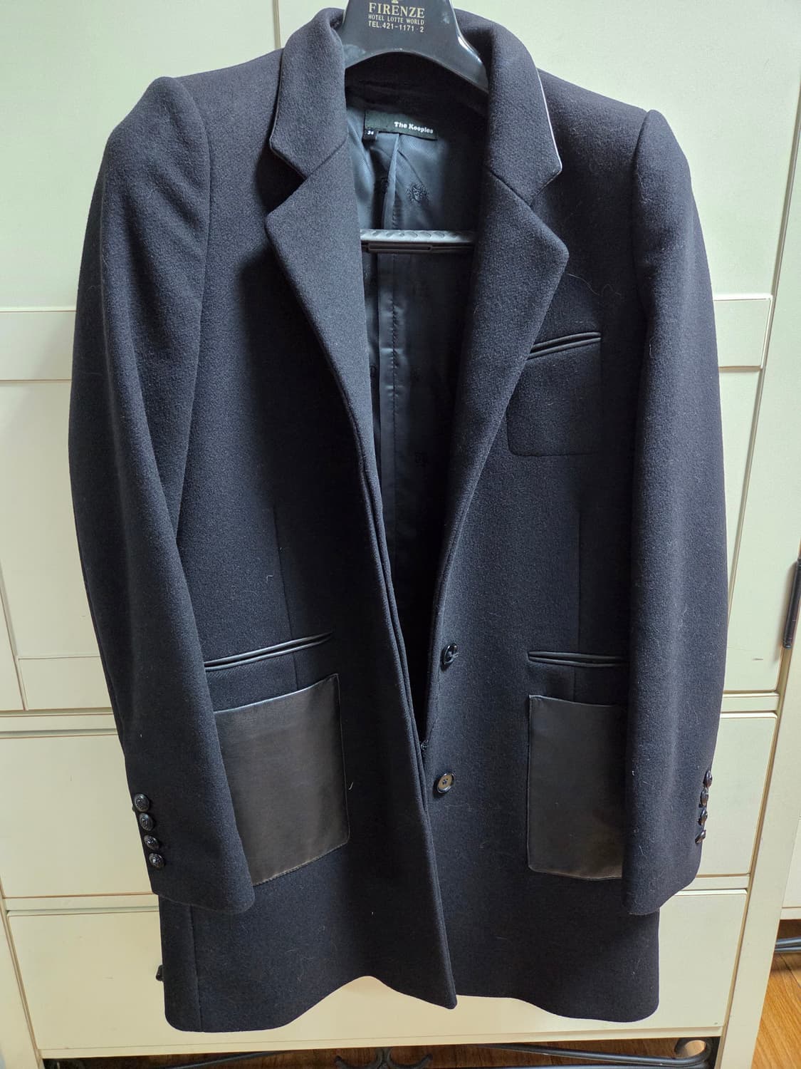 The Kooples 쿠플스 블랙 울 자켓 코트 상품이미지1