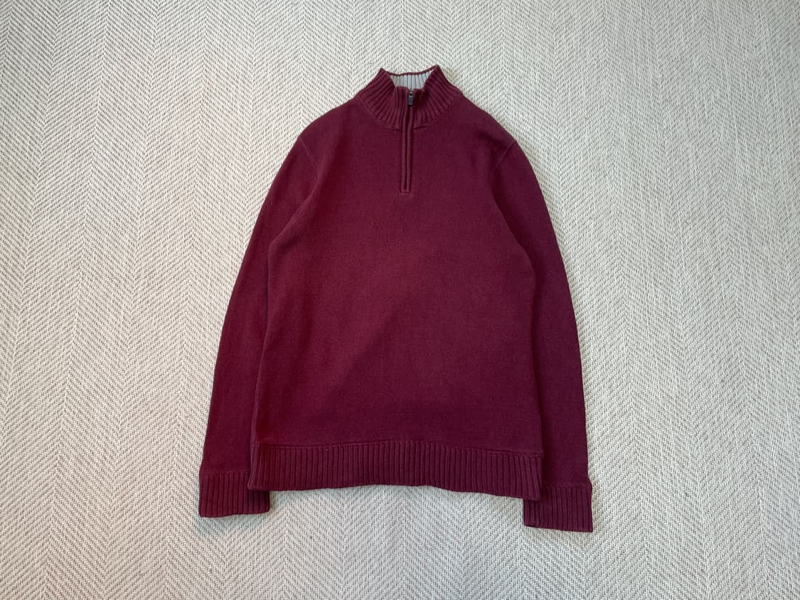 에디바우어 하프집업 하이넥 니트 스웨터 J03474 상품이미지1