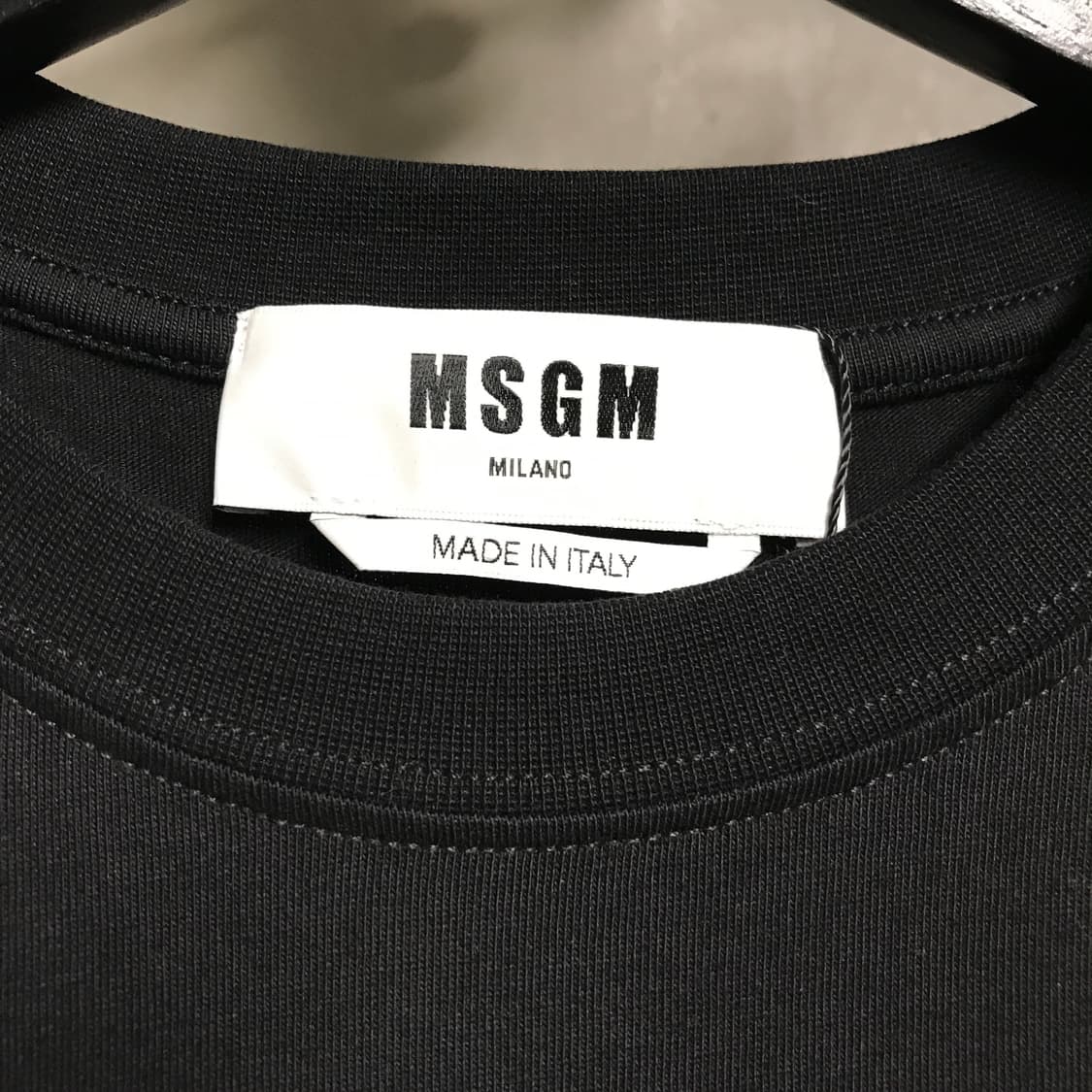 MSGM 블랙 프릴 반팔 티셔츠 XS(W) 상품이미지4