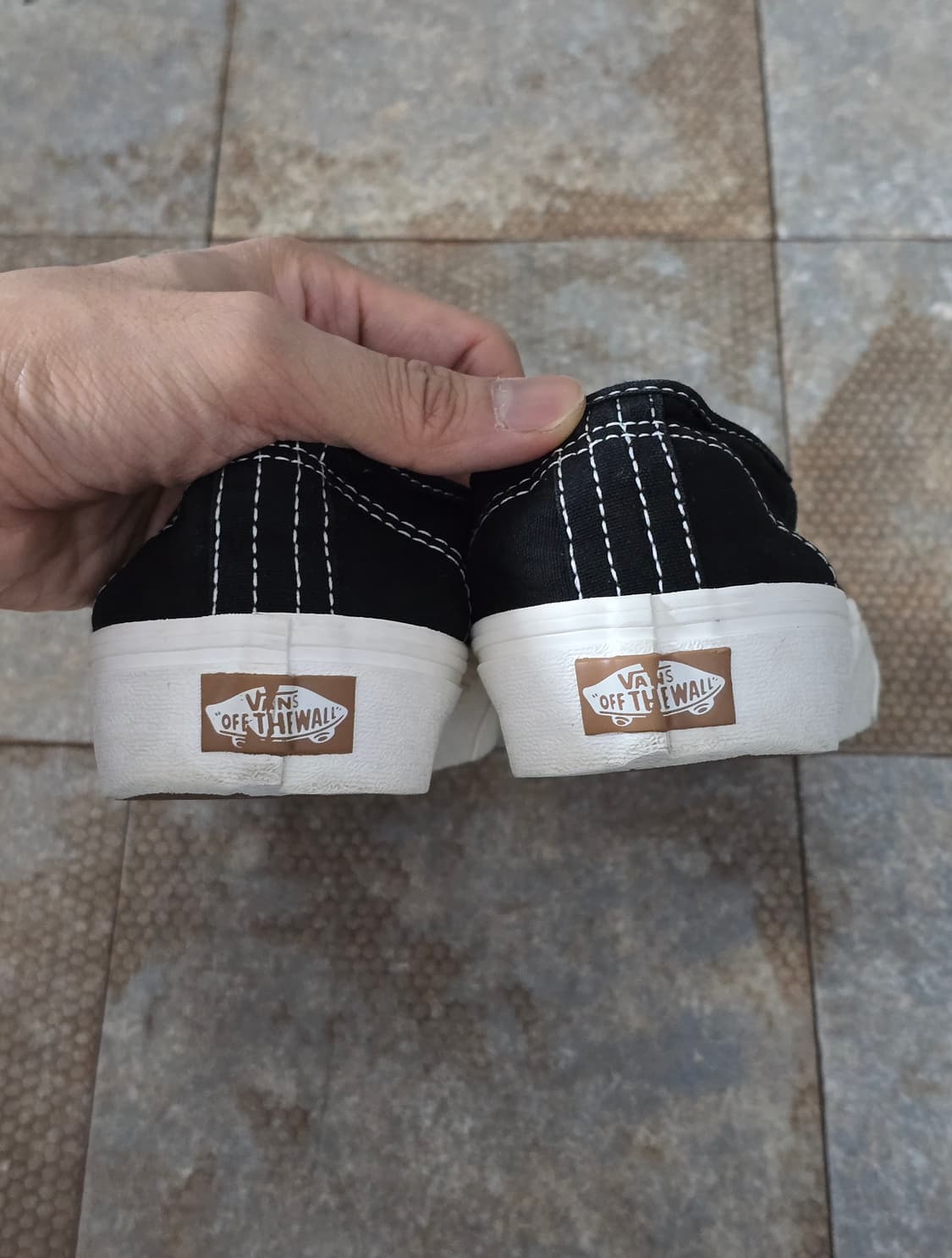 (230)반스 어센틱 vr3 블랙 마쉬멜로우  상품이미지7