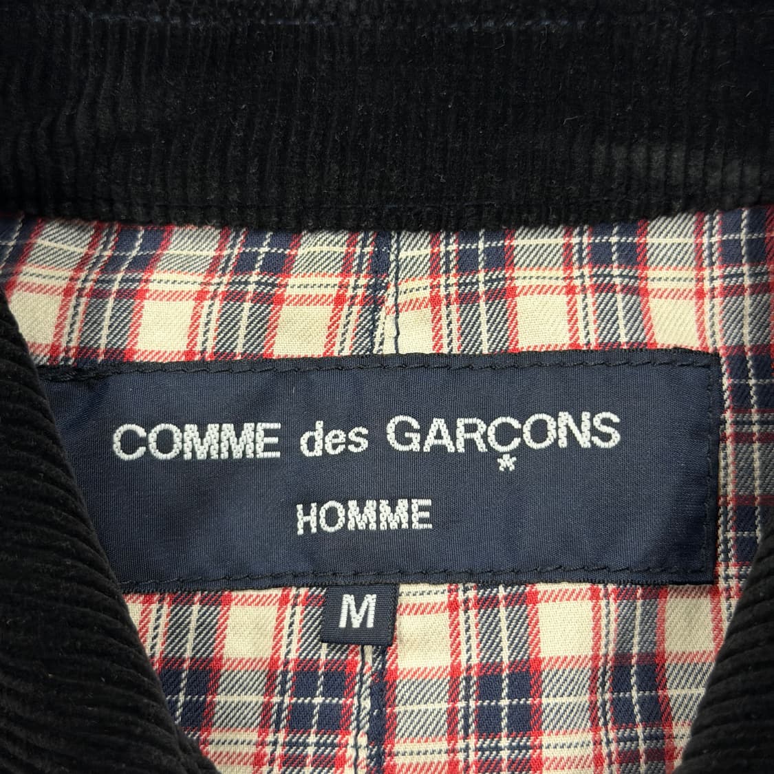 꼼데가르송 코튼 헌팅자켓 네이비 M 상품이미지4