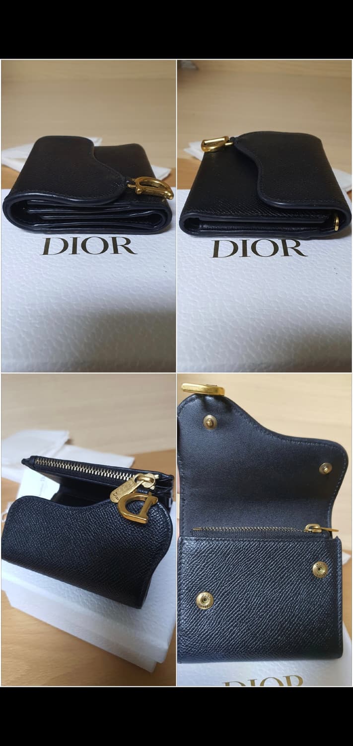 디올 새들 로투스 반지갑/지갑 정품S급(감정O) 상품이미지8