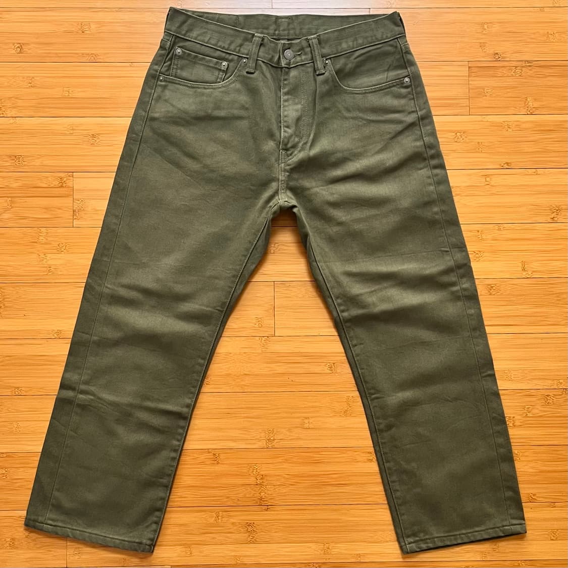 리바이스 505 카키진 데님팬츠 W32 L32 상품이미지2