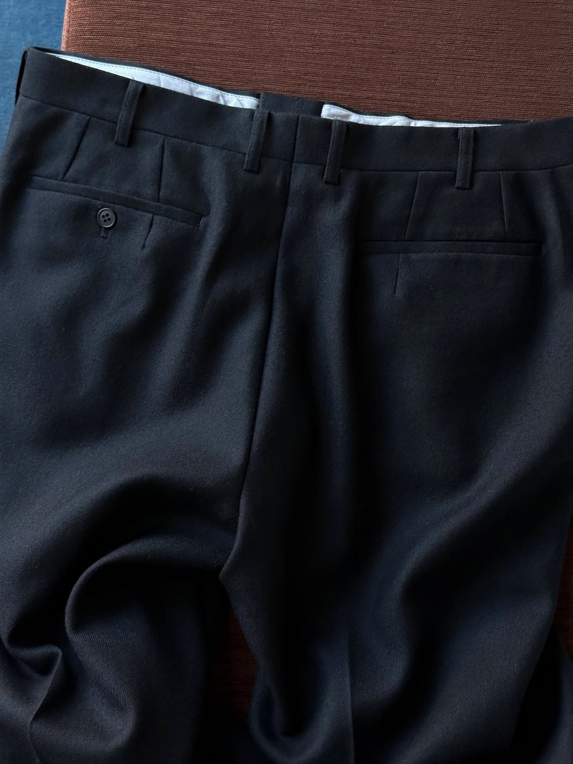 No tuck straight wool trousers 상품이미지4