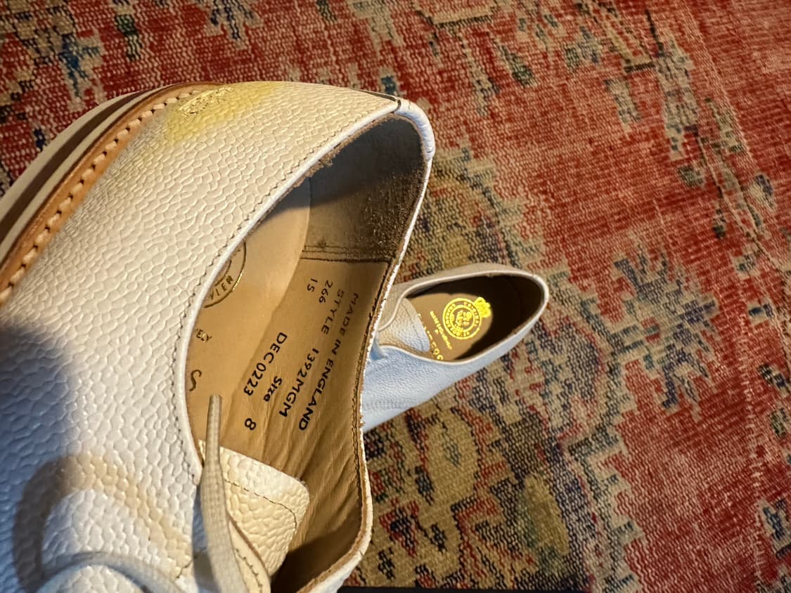 샌더스 밀리터리 더비 그레인 화이트 8 상품이미지4