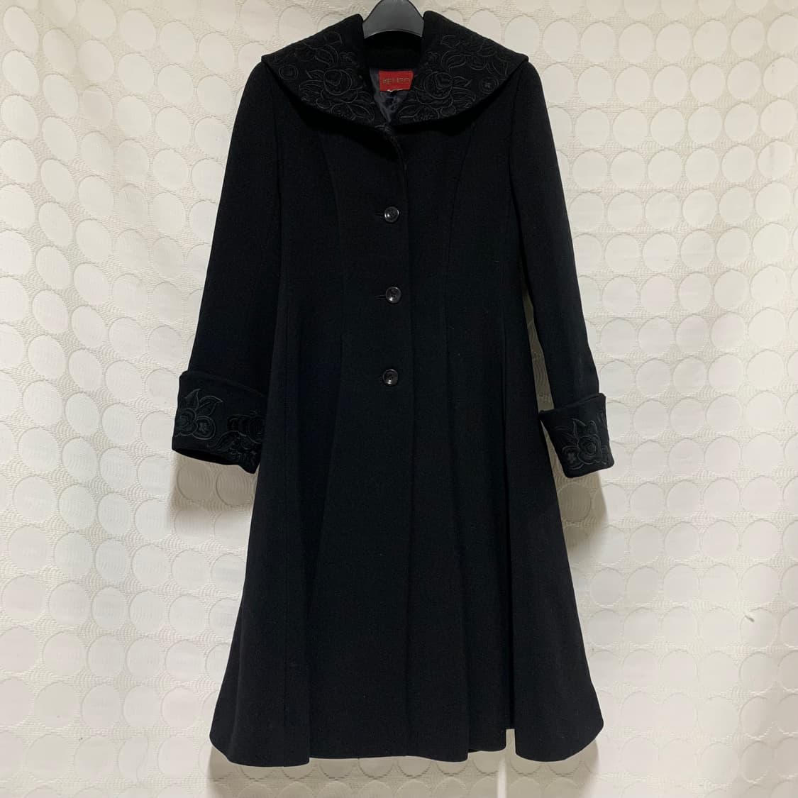 Kenzo 돌 느낌 자수 코트 상품이미지4