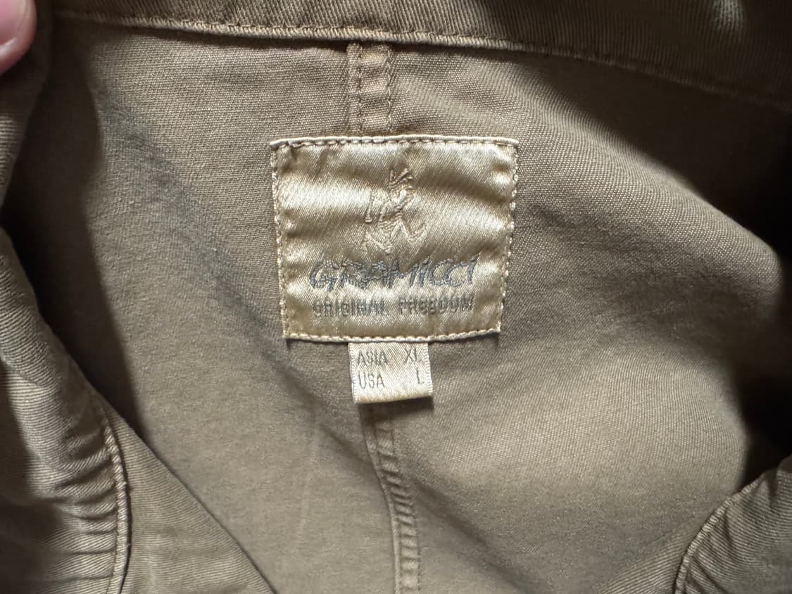 그라미치 트윌 어라운드 자켓 모스XL 상품이미지2