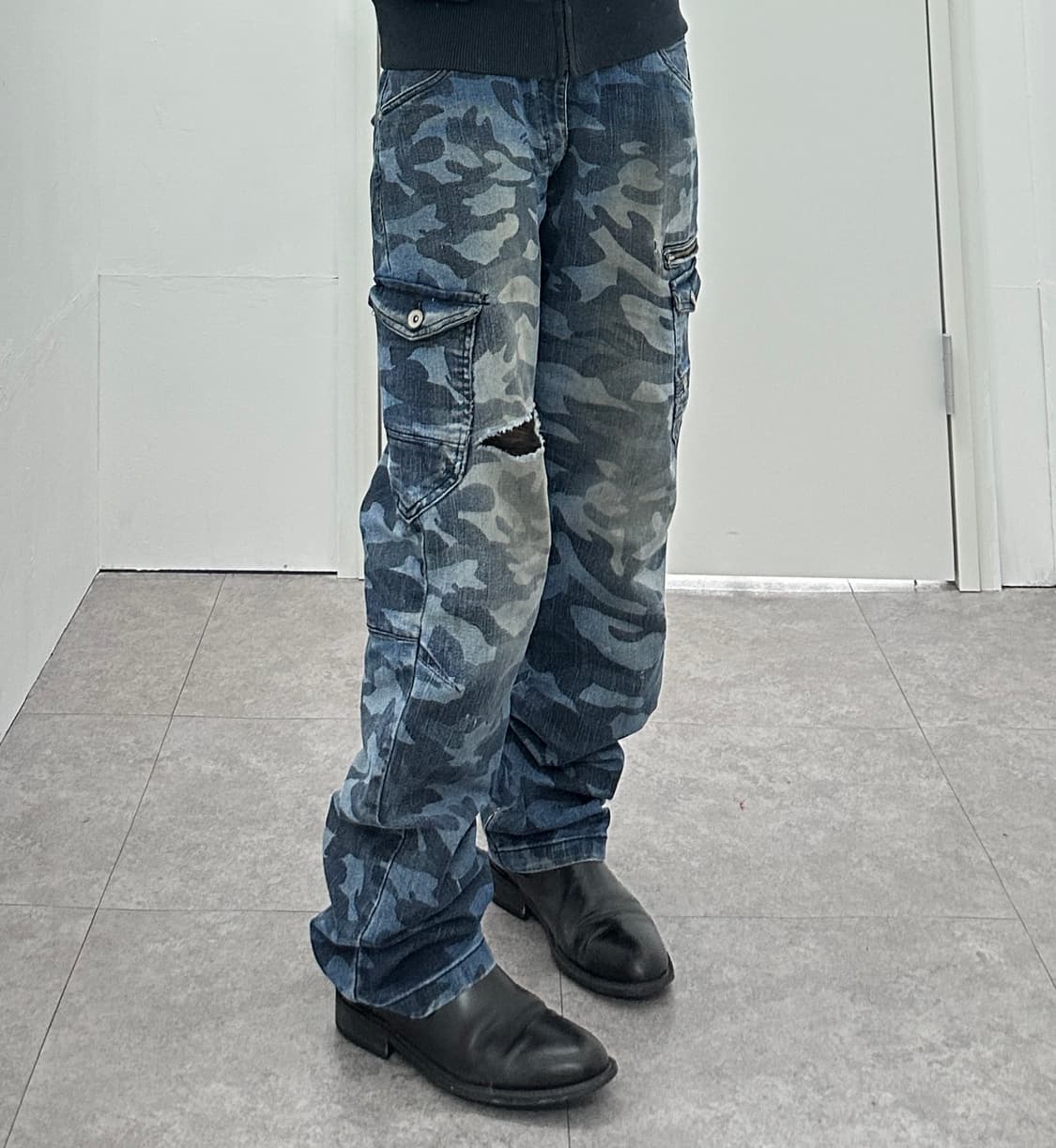Z dragon camo denim cargo pants  상품이미지1