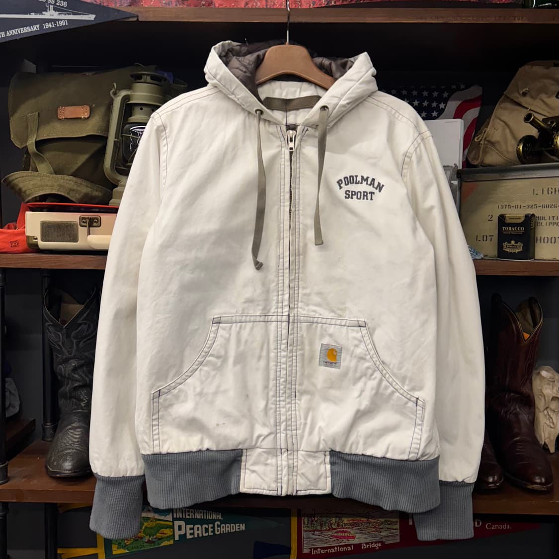 칼하트 오리지널 POOLMAN SPORT 스펠아웃 엑티브 자켓 N223 상품이미지1