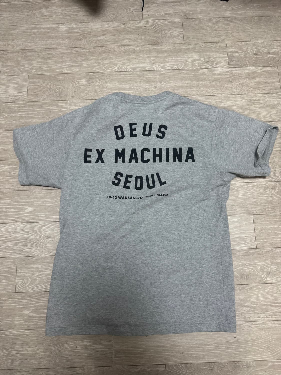 [S] 데우스 반팔 티셔츠 그레이 상품이미지2