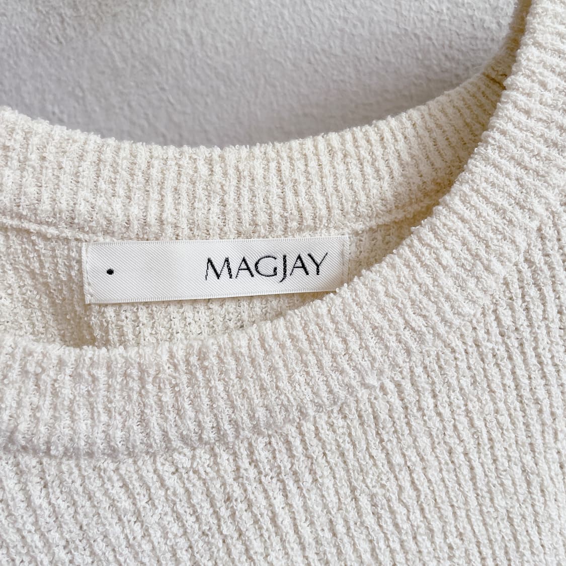 23SS 매그제이 코튼 트위스트 니트 상품이미지6