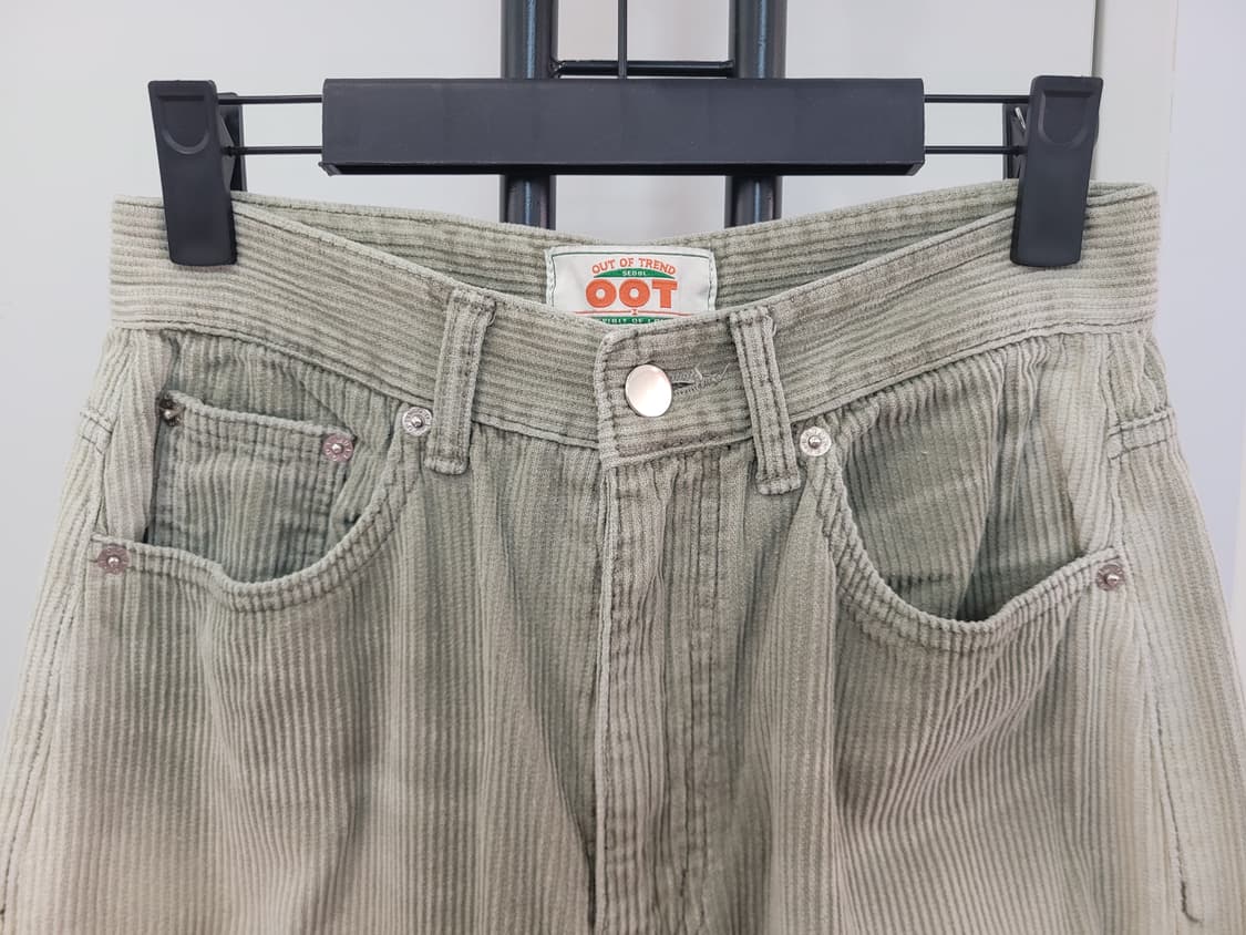 OOT 그라데이션 코듀로이 와이드 팬츠 S사이즈 상품이미지2