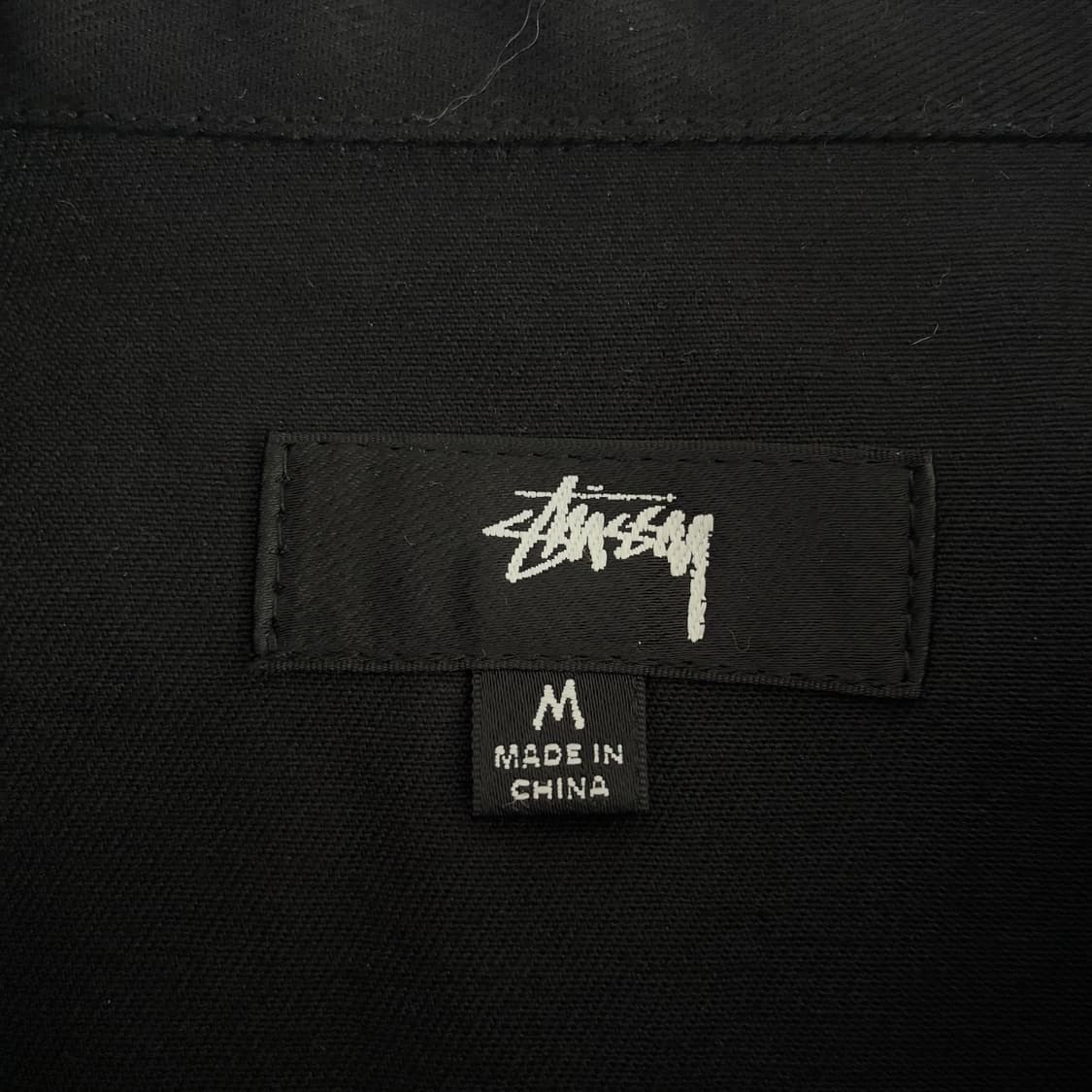 Stussy  스투시 블랙 캔버스 워크자켓 상품이미지4